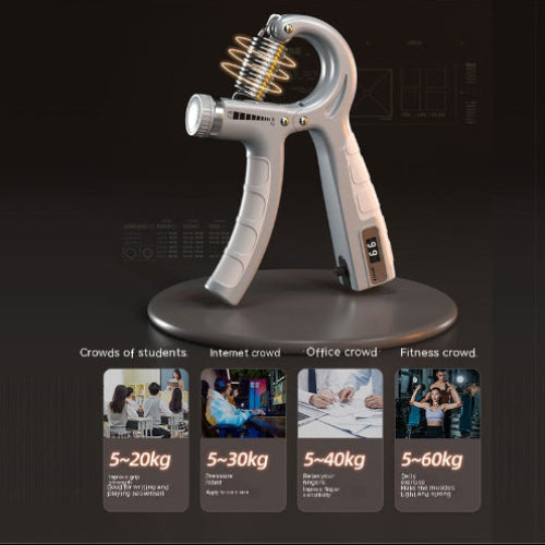 Spring Grip Men's Arm Strength Trainer Home Fitness Gear Pro