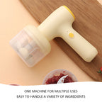 2 In 1 Electric Garlic Chopper USB Rechargeable Kitchen Tool