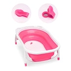 Foldable Baby Bath Tub Portable Non Slip Infant Bathtub Safe