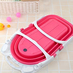 Foldable Baby Bath Tub Portable Non Slip Infant Bathtub Safe