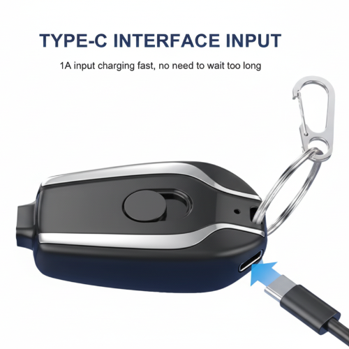 Emergency Portable Keychain Charger Mini Power Bank USB