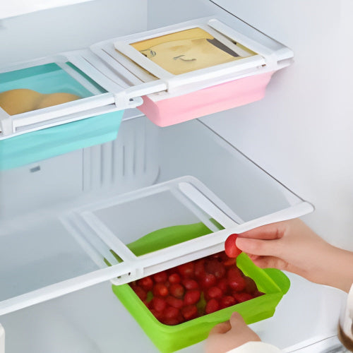 Refrigerator Storage Box Food Organizer BPA Free Stackable X