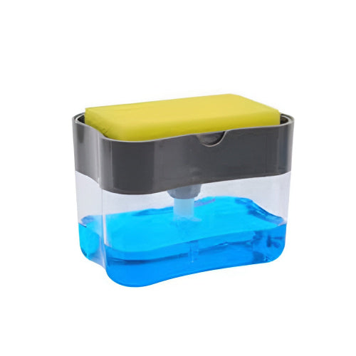 Soap Pump And Sponge Holder Kitchen Sink Organizer Dispenser