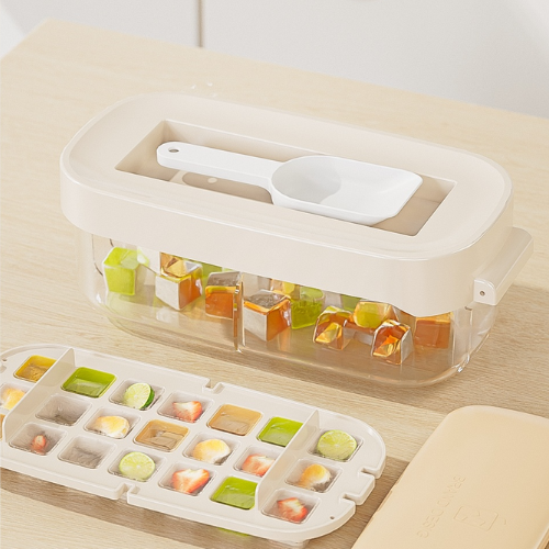 Ice Box Ice Cube Tray Grid High Capacity Food-Grade Kitchen