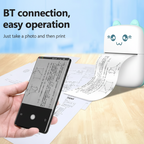 Portable Mini Pocket Bluetooth Thermal Printer Wireless Mini