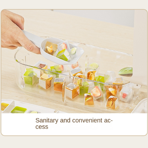 Ice Box Ice Cube Tray Grid High Capacity Food-Grade Kitchen