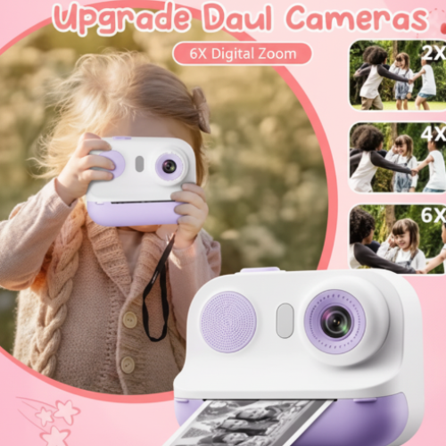Instant Print Camera HD Digital Thermal Photo Camera Kids Toy