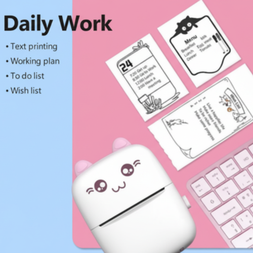 Portable Mini Pocket Bluetooth Thermal Printer Wireless Mini