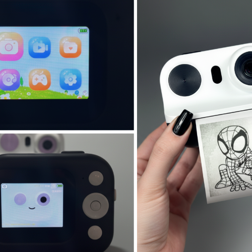 Instant Print Camera HD Digital Thermal Photo Camera Kids Toy