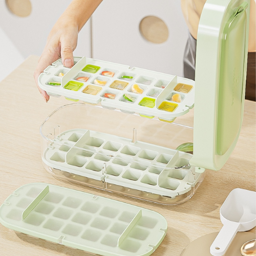 Ice Box Ice Cube Tray Grid High Capacity Food-Grade Kitchen