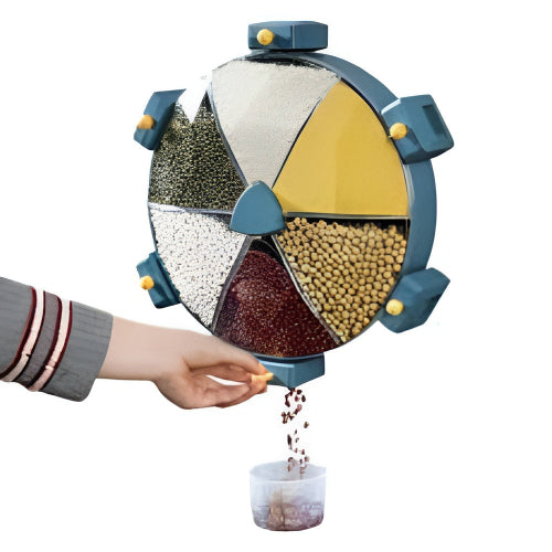 5 In 1 Food Grains Storage Box Airtight Container Organizer