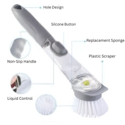 Automatic Kitchen Cleaning Brush Electric Scrubber for Home