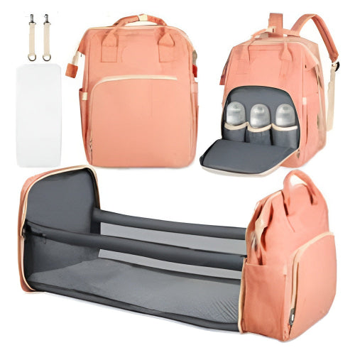 Baby Foldable Backpack Lightweight Travel Storage Diaper Bag